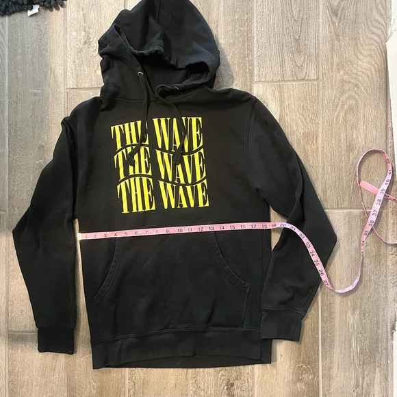 Fanjoy Unisex The Wave Pullover Graphic Hoodie Sweatshirt Small Black - Picture 7 of 7